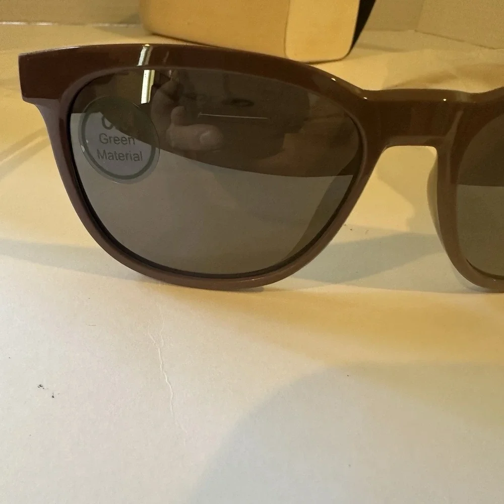 Sun cloud  Square Sunglasses Brown‎  CX Green Lenses NWT
